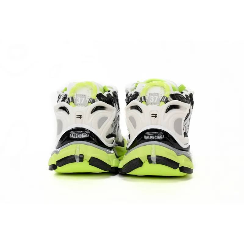 Bstsneaker-Balenciaga Runner Black White Yellow 677402 W3RBP 1093 