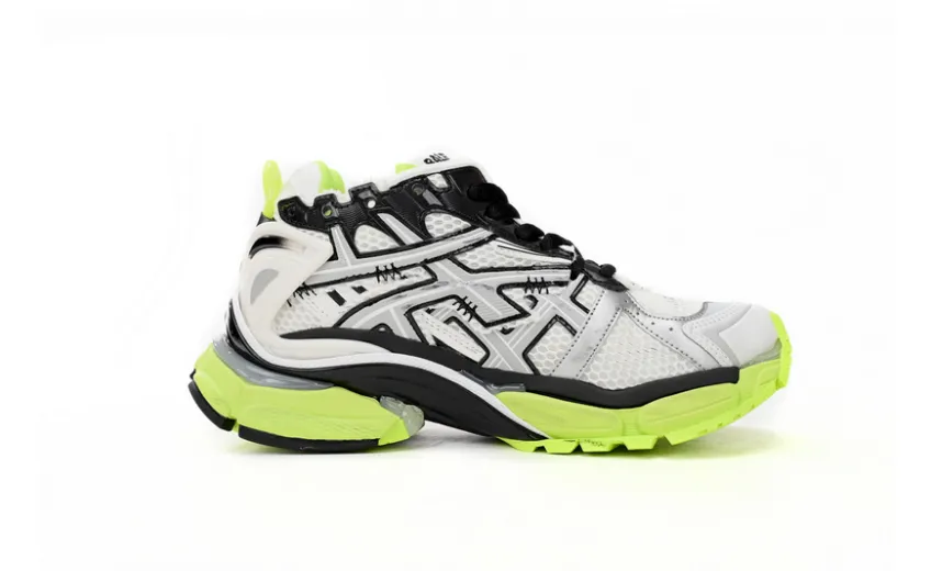 Bstsneaker-Balenciaga Runner Black White Yellow 677402 W3RBP 1093 