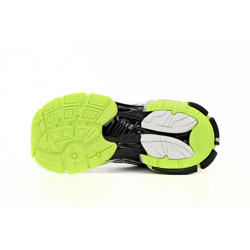 Bstsneaker-Balenciaga Runner Black White Yellow 677402 W3RBP 1093 