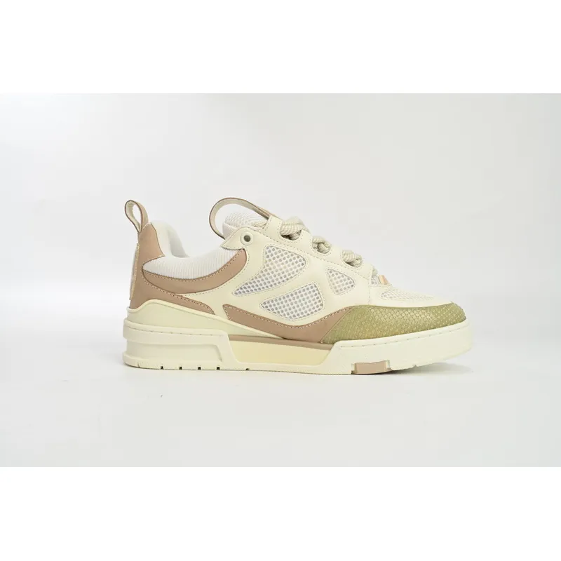 Bstsneaker-Louis Vuitton LV Skate Sneaker Beige White 1AARQH
