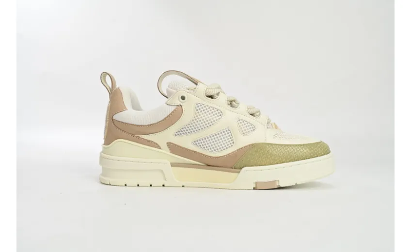 Bstsneaker-Louis Vuitton LV Skate Sneaker Beige White 1AARQH