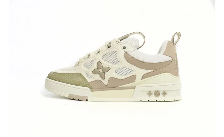 Bstsneaker-Louis Vuitton LV Skate Sneaker Beige White 1AARQH