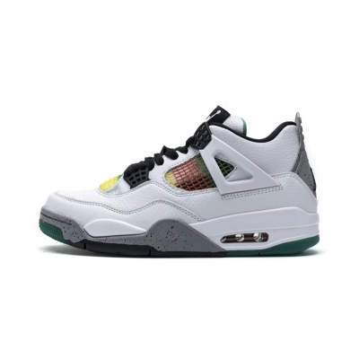 Bstsneaker-Air Jordan 4 Retro Lucid Green Rasta AQ9129-100 01
