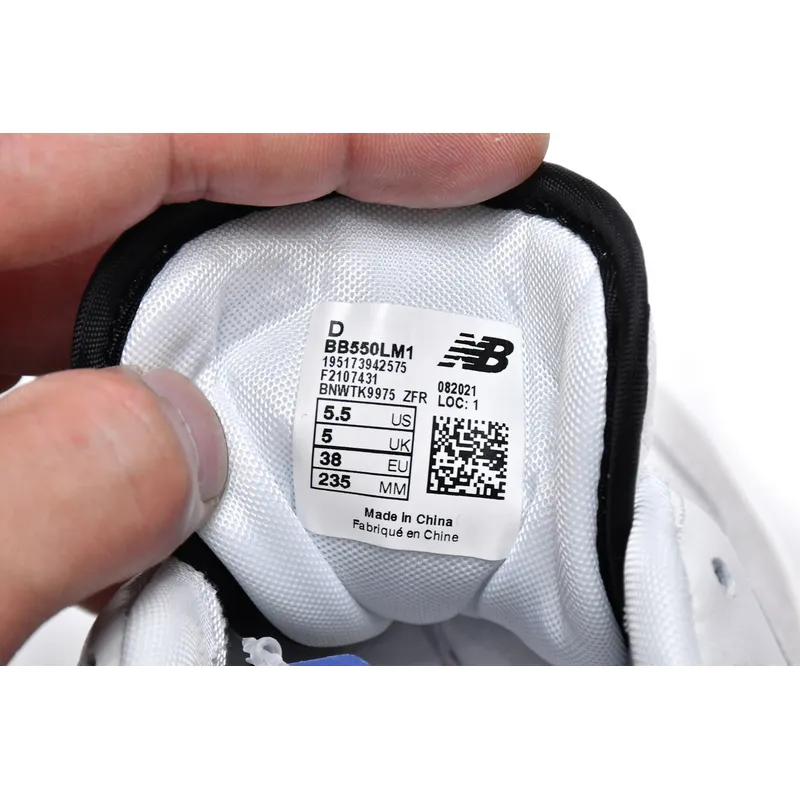  New Balance 550 Sea Salt Black BB550LM1