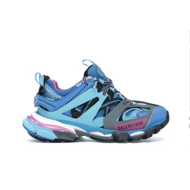 Bstsneaker-Balenciaga Track Runners Blue 542436W1GB54162
