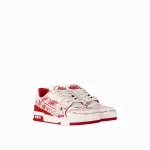 Bstsneaker-Louis Vuitton LV Trainer Rouge