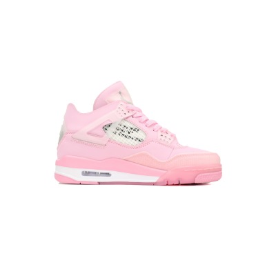 Bstsneaker-OFF White x Air Jordan 4 Pink Co Branding CV9388-105 02