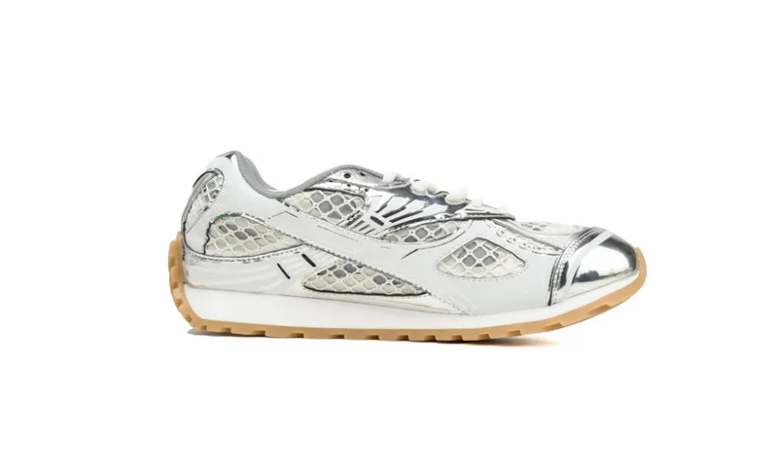 Bstsneaker-Bottega Veneta Orbit Silver