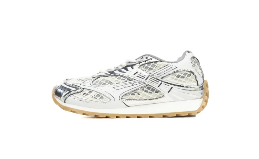 Bstsneaker-Bottega Veneta Orbit Silver