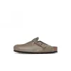 Bstsneaker-Birkenstock Boston Suede Taupe Slider