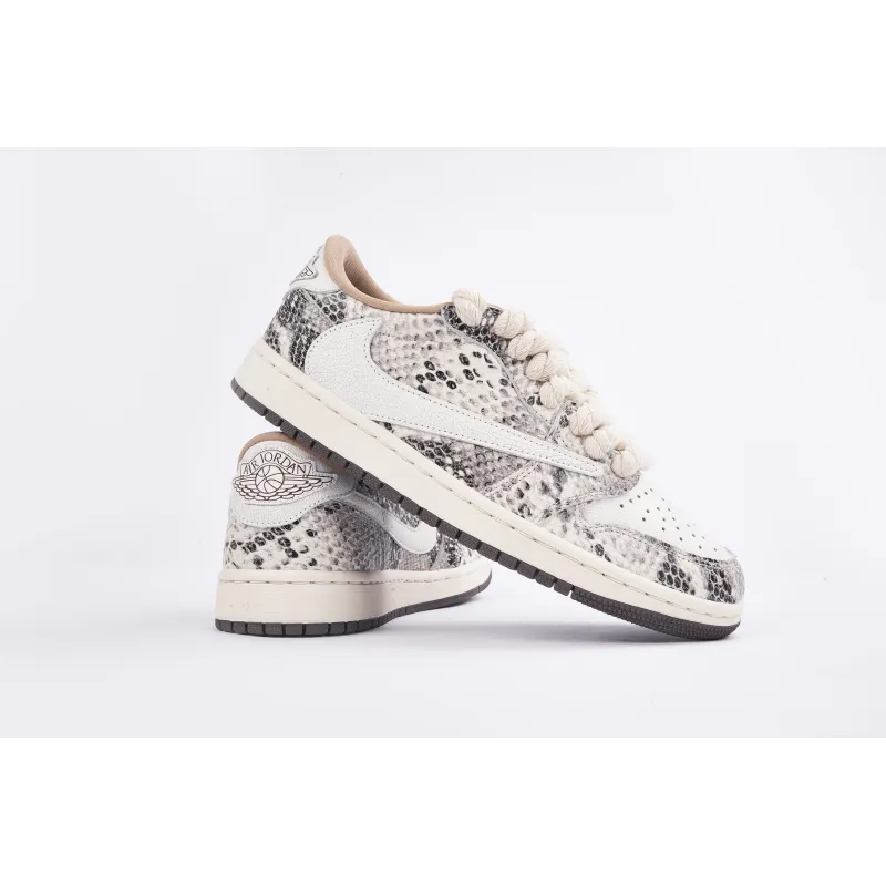 Travis Scott x Air Jordan 1 Low Snake Print