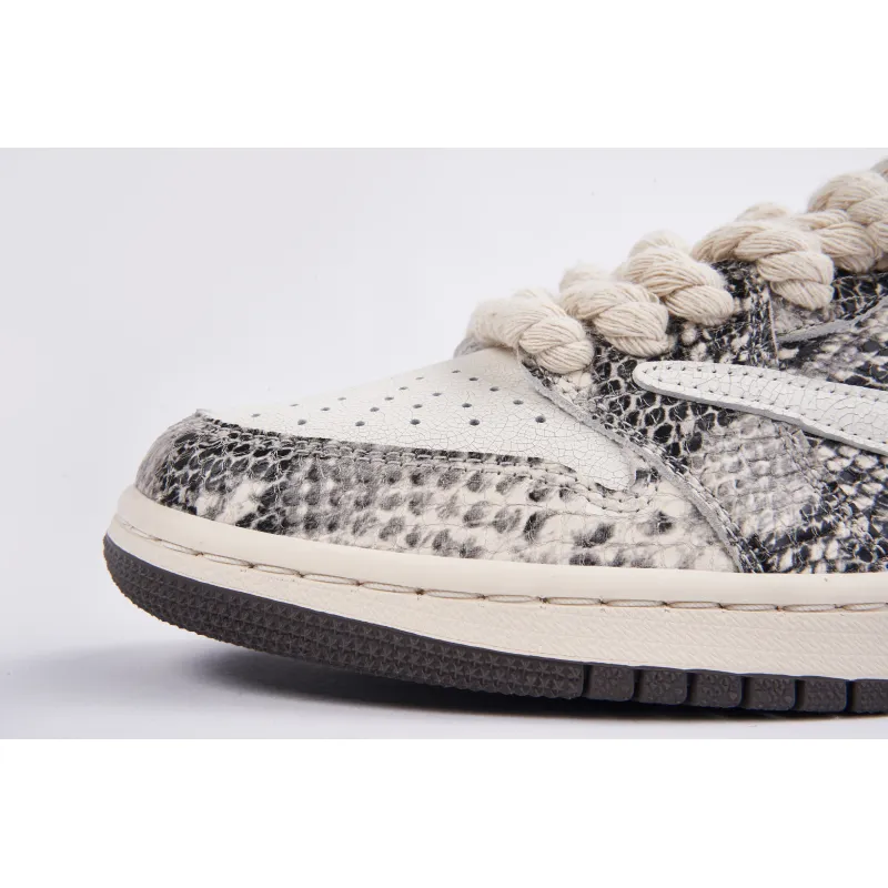 Travis Scott x Air Jordan 1 Low Snake Print