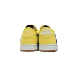 Bstsneaker-Air Jordan 1 Retro Low OG SP Travis Scott Canary DZ4137-700