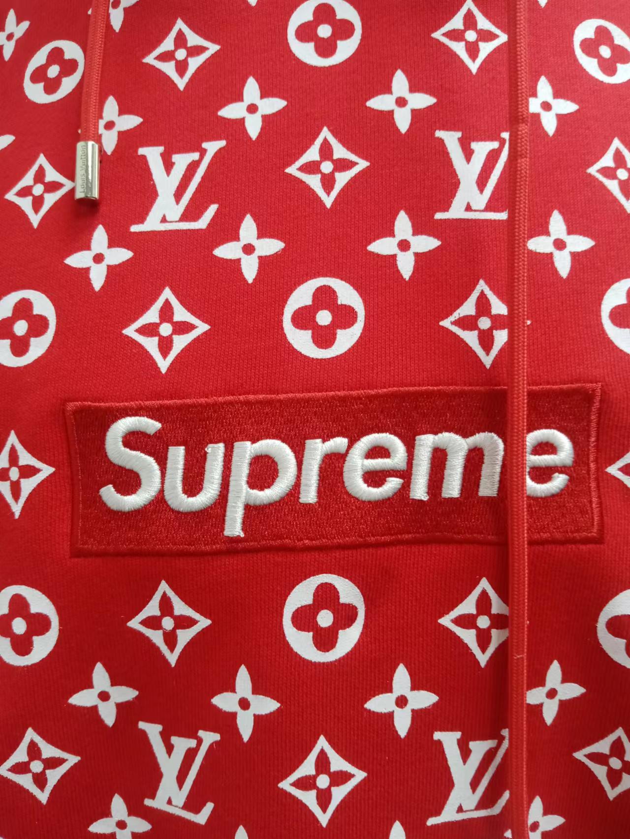 Bstsneaker-Supreme x Louis Vuitton Box Logo Hoodie