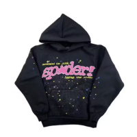 Sp5der P*NK V2 Hoodie Black 