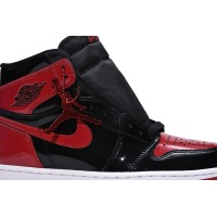 Air Jordan 1 High “Banned” Patent Leather is Forbidden to Wear 555088-063 