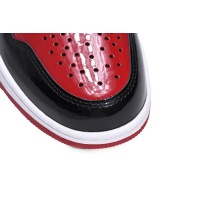 Air Jordan 1 High “Banned” Patent Leather is Forbidden to Wear 555088-063 