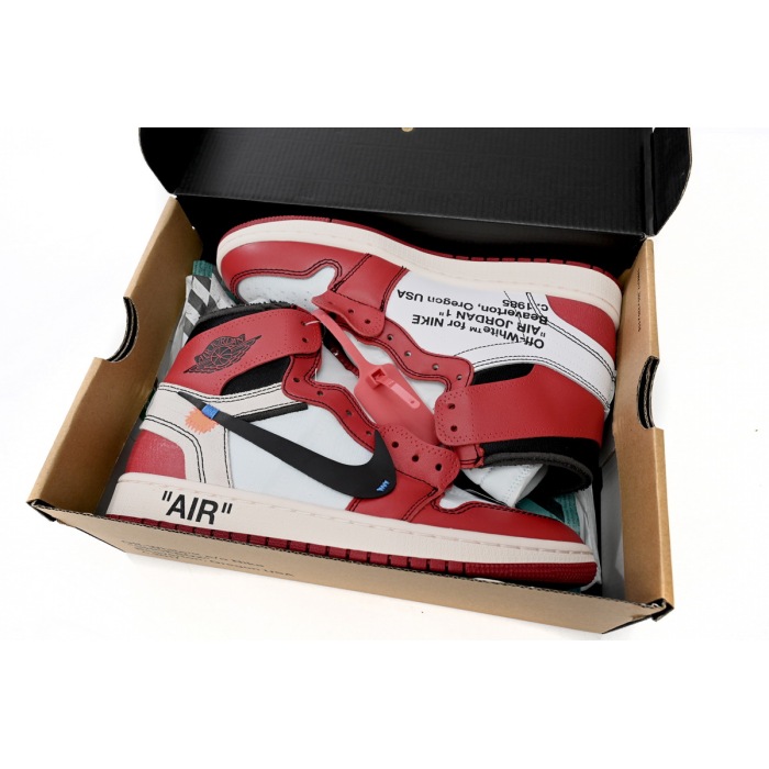 Air Jordan 1 High OG 10X Chicago OFF-WHITE AA3834-101 