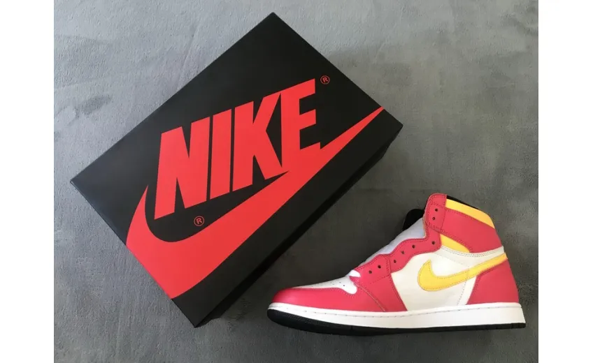 Air Jordan 1 High OG Light Fusion Red 555088-603 