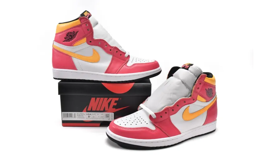 Air Jordan 1 High OG Light Fusion Red 555088-603 