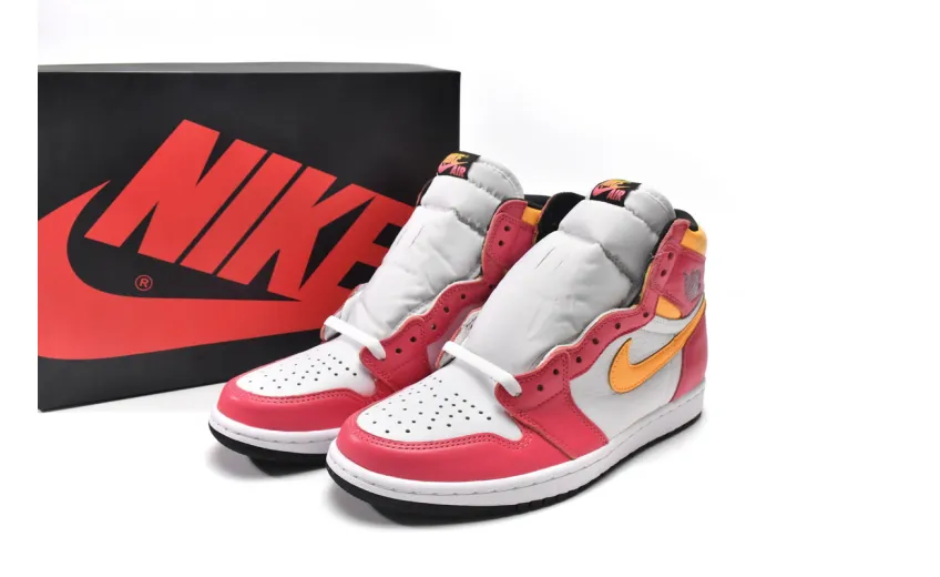 Air Jordan 1 High OG Light Fusion Red 555088-603 