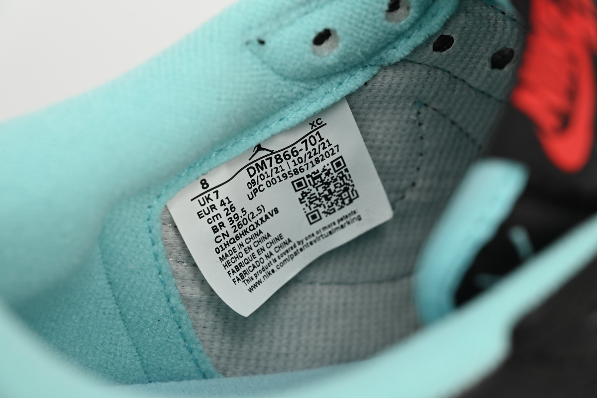 Bstsneaker-Air Jordan 1 Low Bang Black Blue Travis Scott DM7866-400 