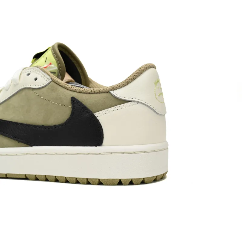 Air Jordan 1 Retro Low Golf Travis Scott Neutral Olive FZ3124-200 