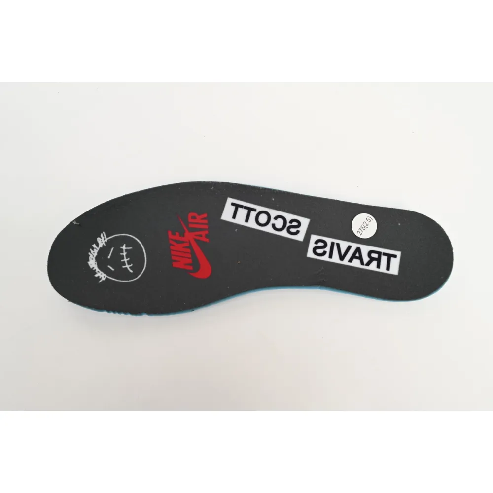 Bstsneaker-Air Jordan 1 Low Black Grey Low Help Travis Scott DM7866-001 