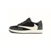 Bstsneaker-Air Jordan 1 Low Black Grey Low Help Travis Scott DM7866-001 