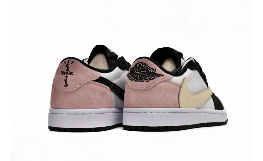 Bstsneaker-Air Jordan 1 Low Black Red Travis Scott DM7866-066 