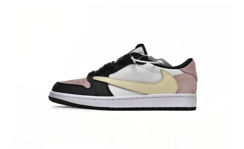 Bstsneaker-Air Jordan 1 Low Black Red Travis Scott DM7866-066 