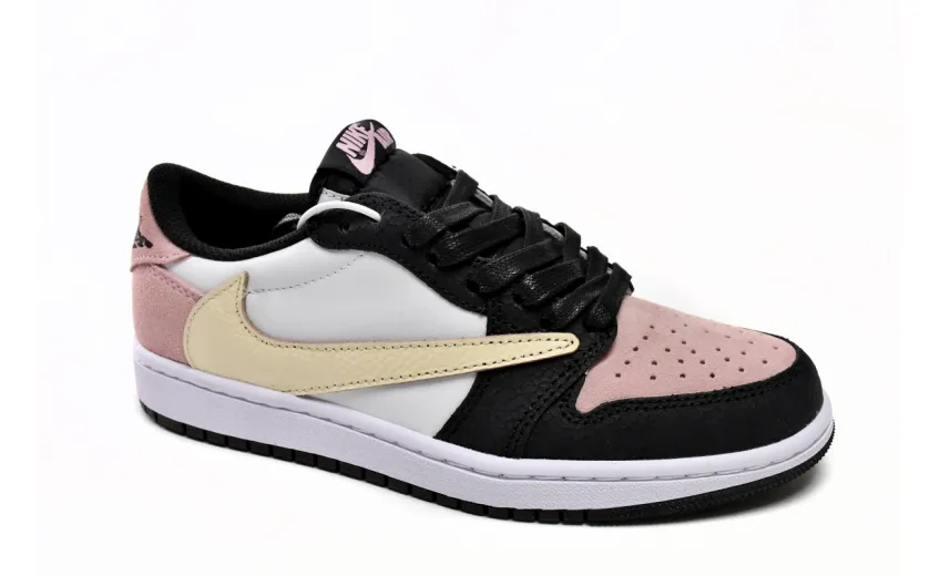 Bstsneaker-Air Jordan 1 Low Black Red Travis Scott DM7866-066 