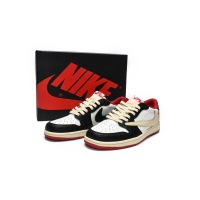 Air Jordan 1 Low Black Red Travis Scott DM7866-166 