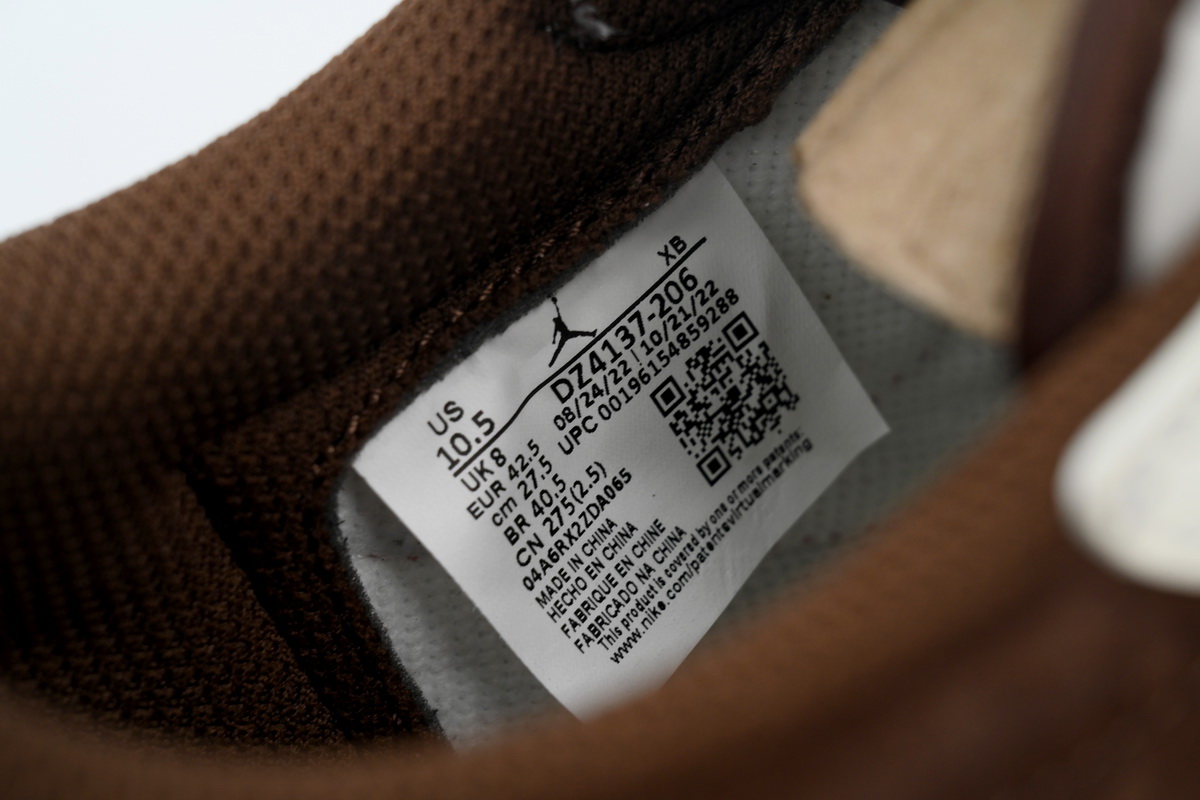 Bstsneaker-Air Jordan 1 Low OG SP Dark Pony Pink Travis Scott DZ4137-206 