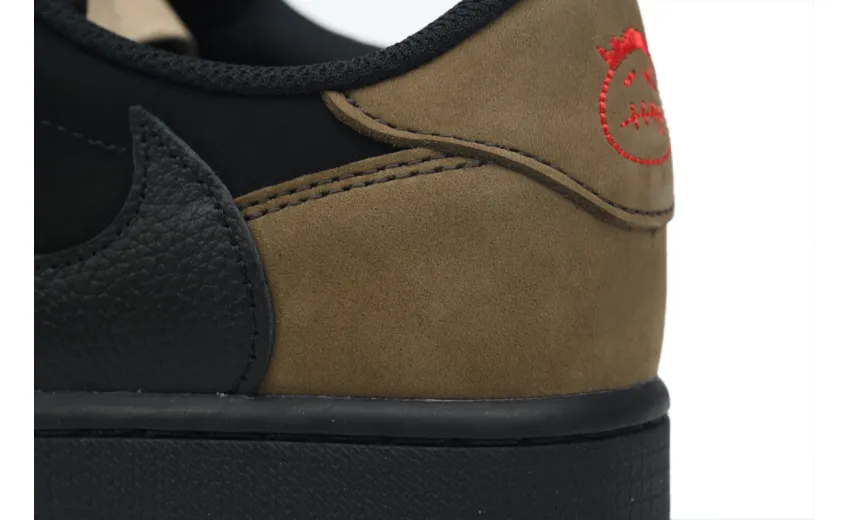 Bstsneaker-Air Jordan 1 Low OG Velvet Brown Travis Scott DM7866-202 