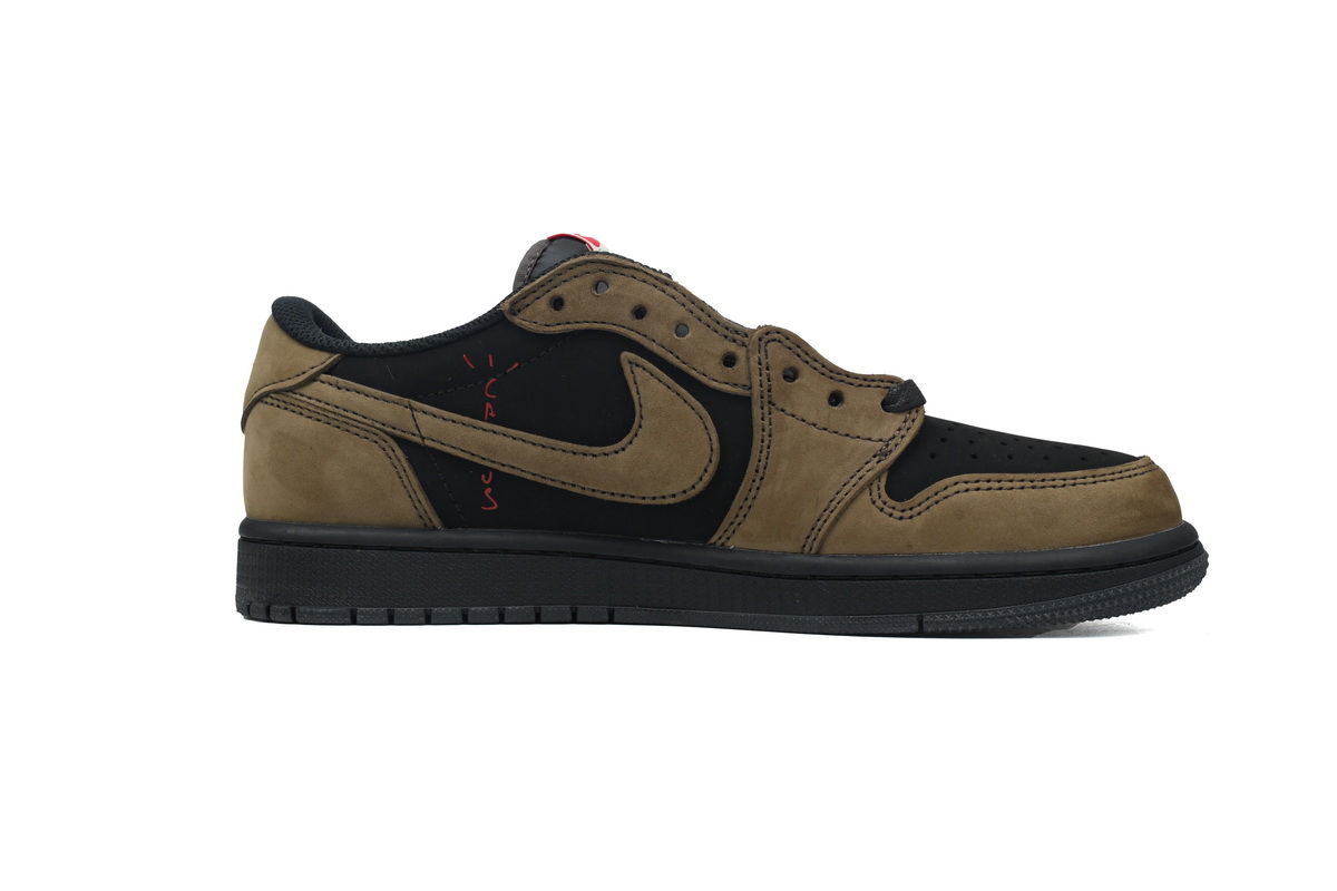 Bstsneaker-Air Jordan 1 Low OG Velvet Brown Travis Scott DM7866-202 