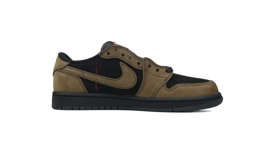 Bstsneaker-Air Jordan 1 Low OG Velvet Brown Travis Scott DM7866-202 