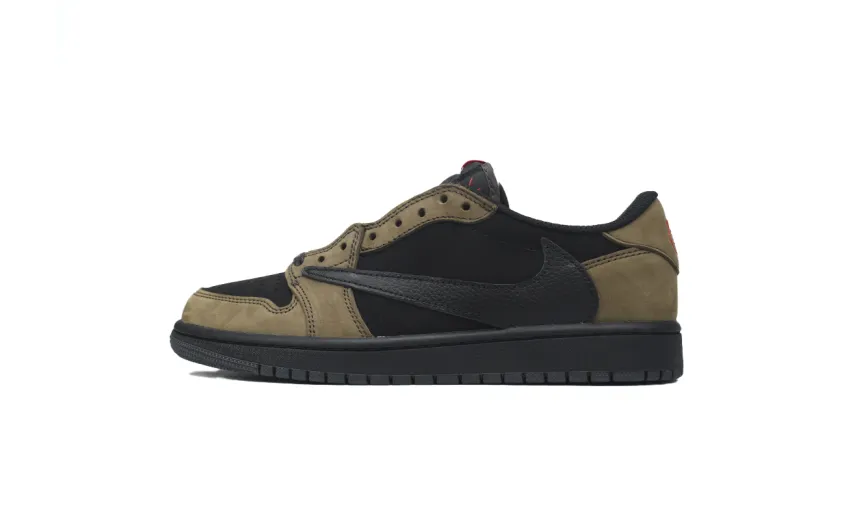 Bstsneaker-Air Jordan 1 Low OG Velvet Brown Travis Scott DM7866-202 