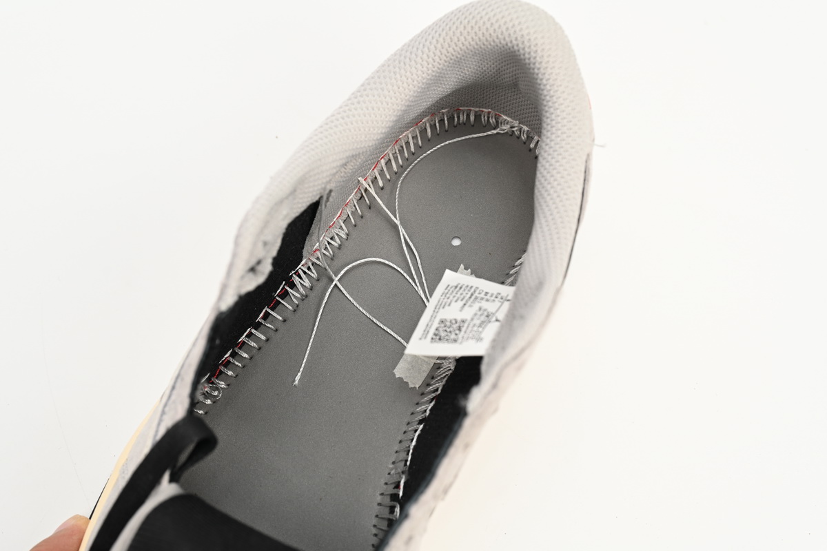 Bstsneaker-Air Jordan 1 Low White Grey Low Gang Travis Scott DM7866-010 