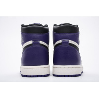 Air Jordan 1 OG Hi Retro'Court Purple' 555088-501 