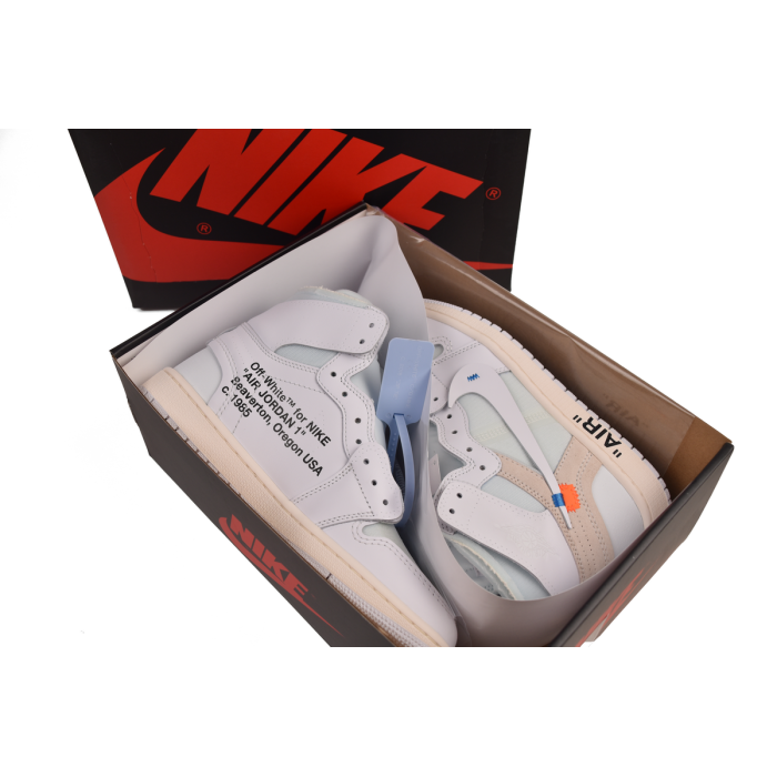 Air Jordan 1 White  OFF WHITE AQ0818-100