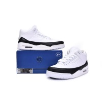 Air Jordan 3 Black White Fragment Design DA3595-100