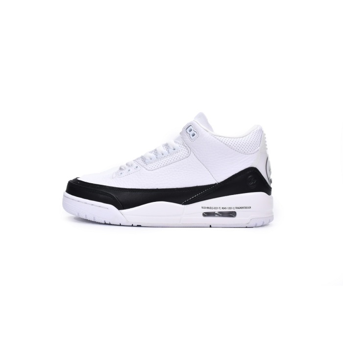 Air Jordan 3 Black White Fragment Design DA3595-100