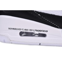 Air Jordan 3 Black White Fragment Design DA3595-100