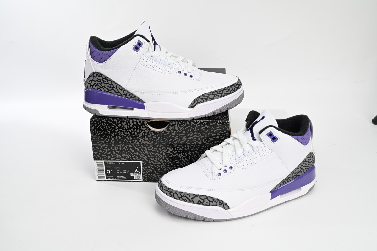 Bstsneaker-Air Jordan 3 Retro Dark Iris CT8532-105 