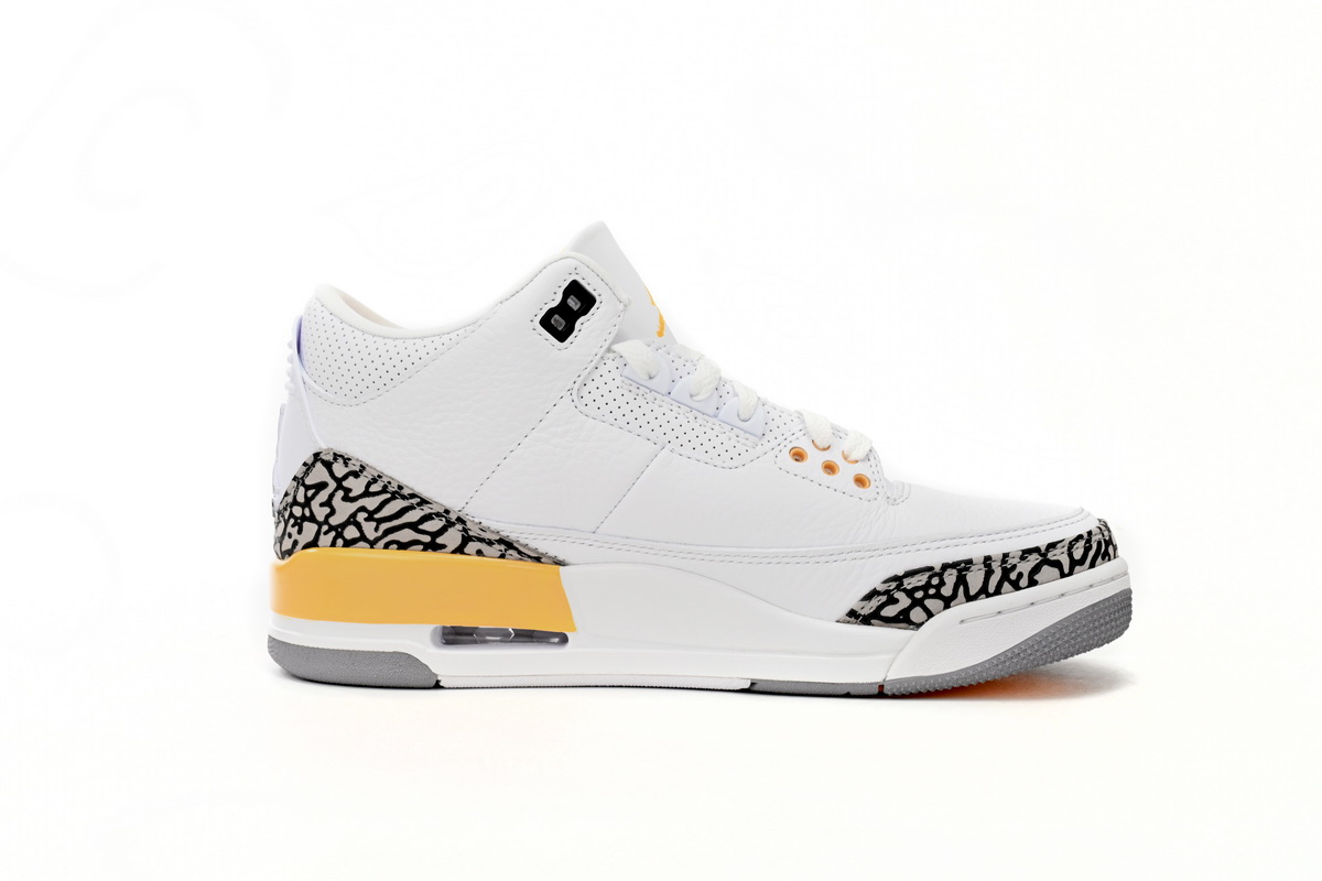 Bstsneaker-Air Jordan 3 Retro White Orange CK9246-108