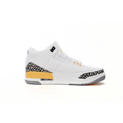 Bstsneaker-Air Jordan 3 Retro White Orange CK9246-108 02