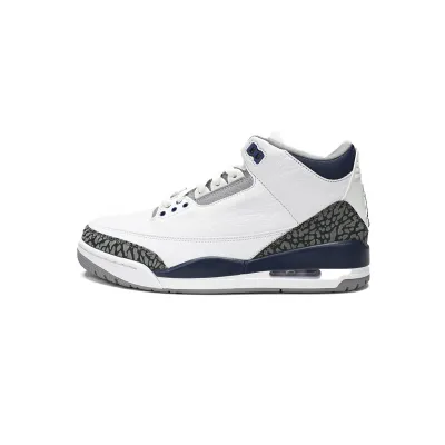 Air Jordan 3 White Navy Cement CT8532-140  01