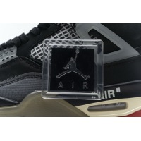 Air Jordan 4 OFF White Bred CV9388-001