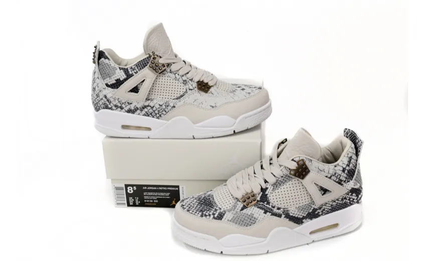 Bstsneaker-Air Jordan 4 Premium Snakeskin 819139-030 